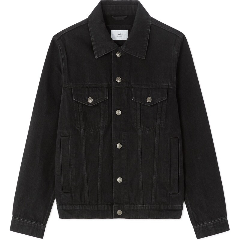 Čierna rifľová bunda Celio Gudens1 67551346