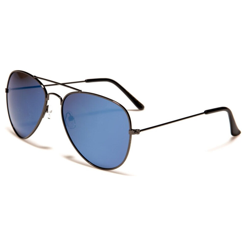 PolarSpex POLARIZED UNISEX AVIATOR slnečné zrkadlové okuliare Čierne 65225470