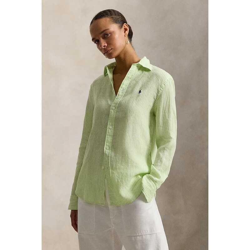 Ľanová košeľa Polo Ralph Lauren 67553918