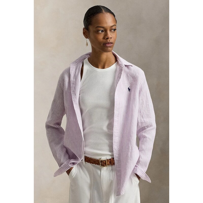 Ľanová košeľa Polo Ralph Lauren 67553917