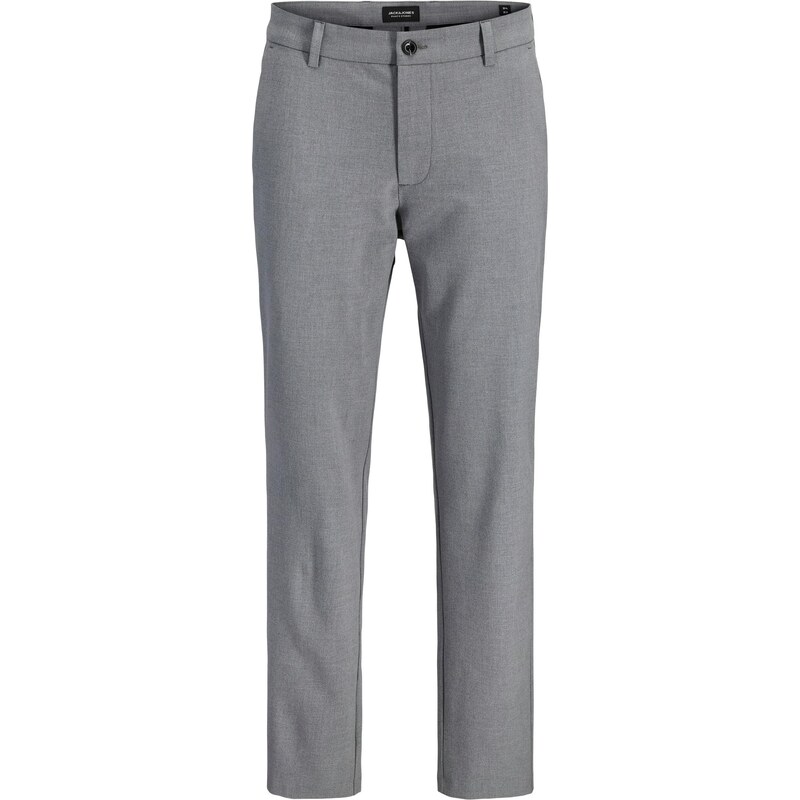 JACK & JONES Chino nohavice JPSTollie Connor sivá melírovaná 66330869