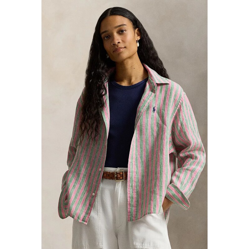 Ľanová košeľa Polo Ralph Lauren 67554088