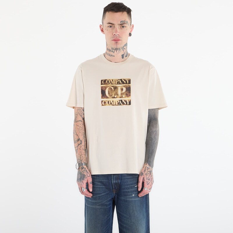 Tričko C.P. Company Short Sleeve Frozen Dew/ White XXL 67554278