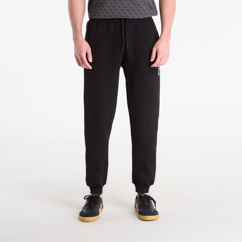 Tepláky GUESS Mickey Cuff Pant Jet Black XL 67554336