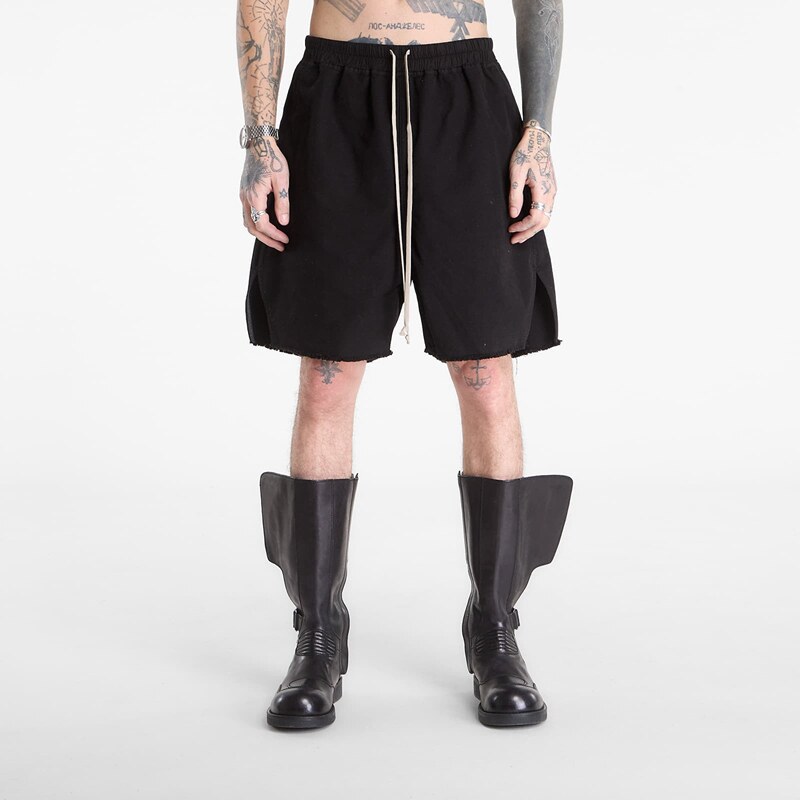 Šortky Rick Owens DRKSHDW Long Boxers Butt Zip Shorts Black XL 67742469