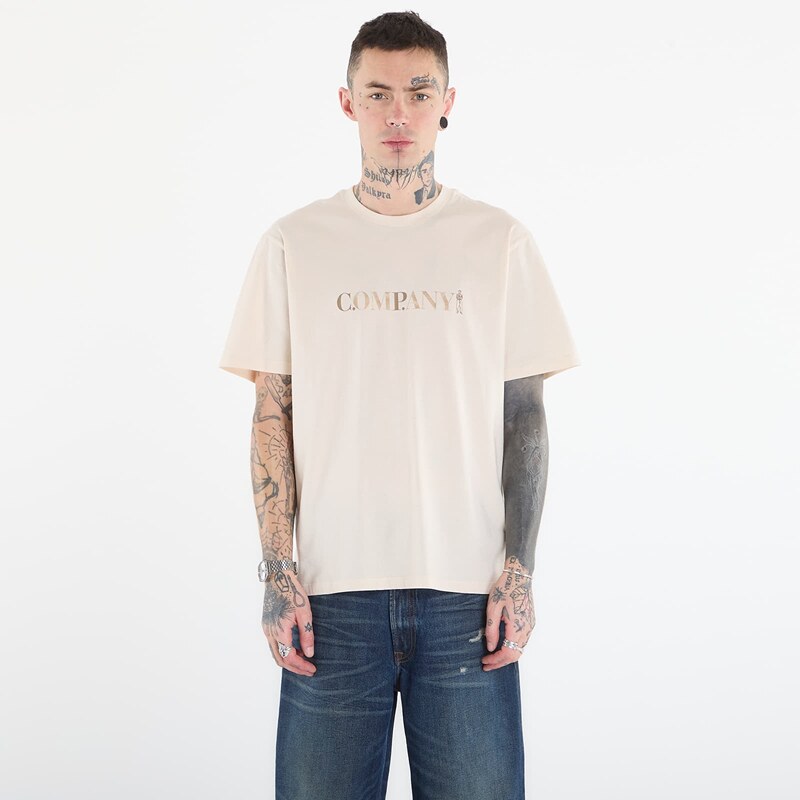 Tričko C.P. Company 30/1 Jersey Short Sleeve Logo T-Shir Frozen Dew/ 67554319