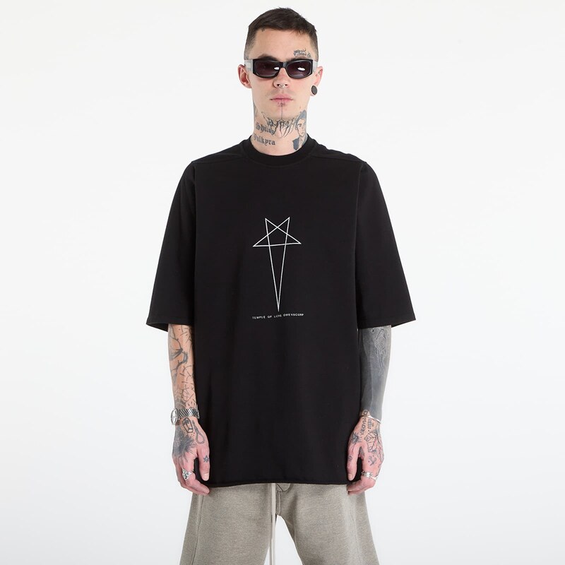 Tričko Rick Owens DRKSHDW Jumbo Ss T-Shirt Black/ Milk S 67563704