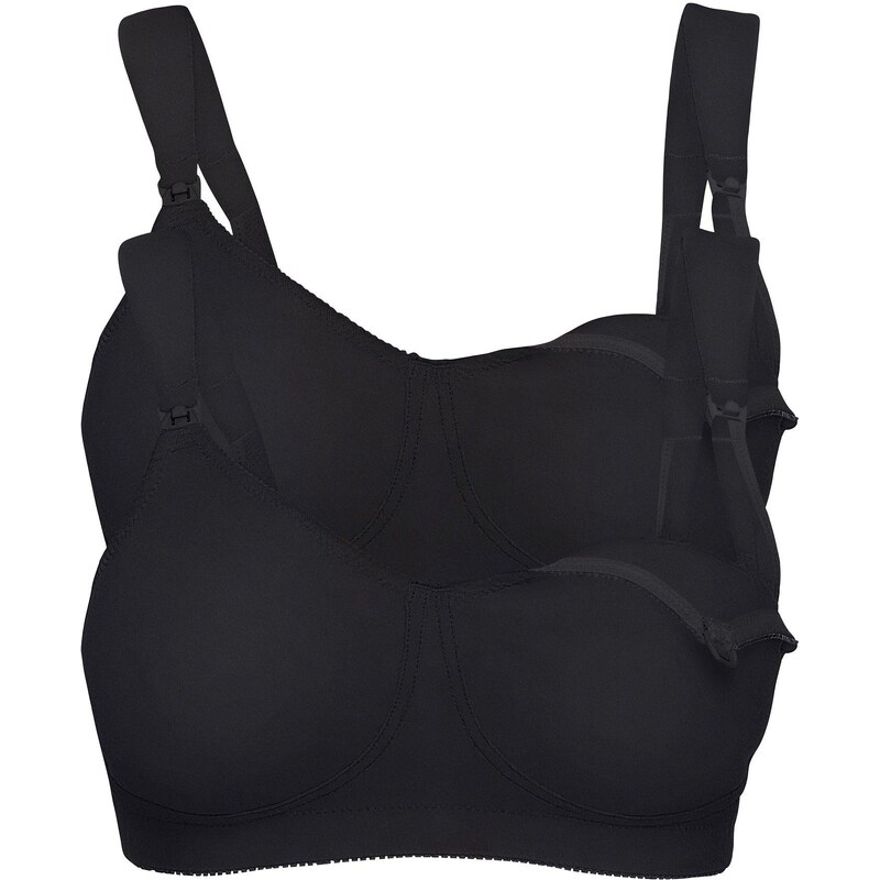 bonprix Podprsenka na dojčenie, bez kostíc (2 ks) bio bavlna, farba 44817518