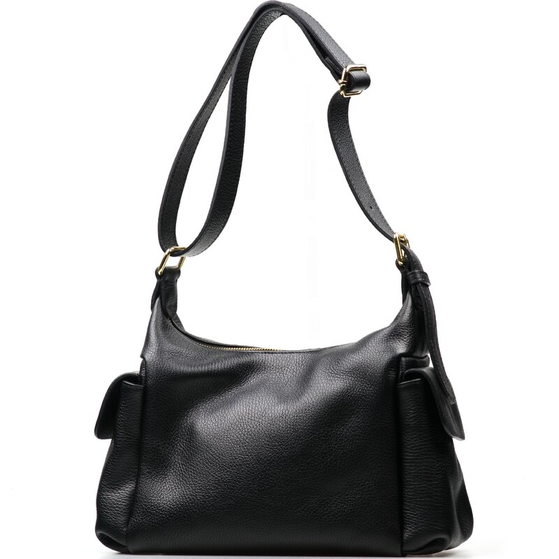 Blaire Kožená kabelka Ruby čierna 67555193