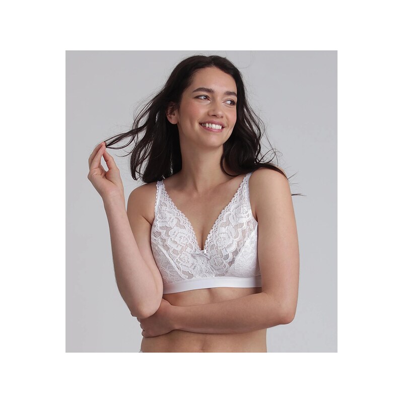 Playtex Dámska čipkovaná podprsenka bez kostíc 67567563