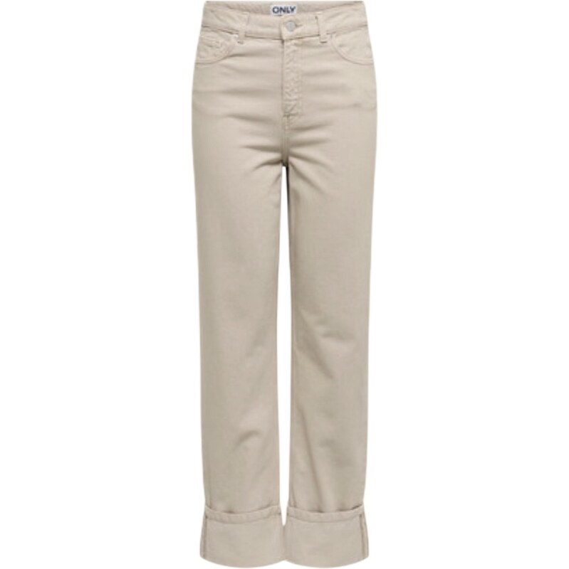 Dámske béžové rovné rifle Only 67556762