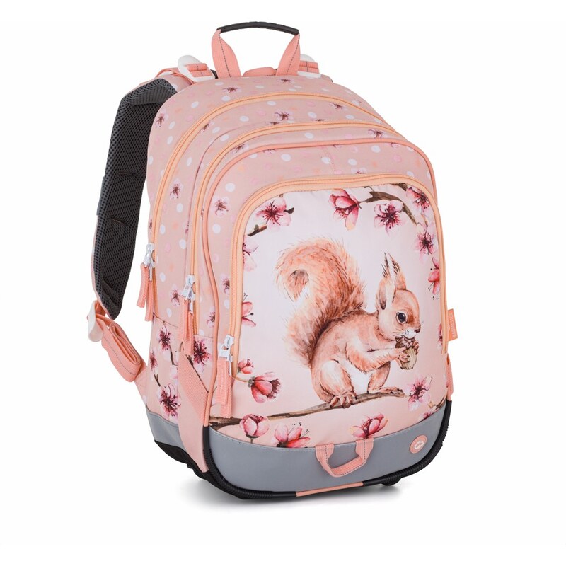 Bagmaster ALFA 26 A školský tříkomorový batoh – veverička 67556236