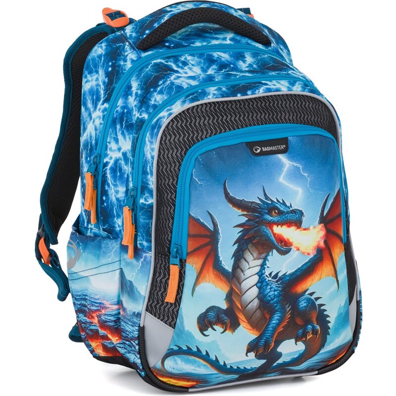 Bagmaster LUMI 26 D školský batoh – drak 67556252