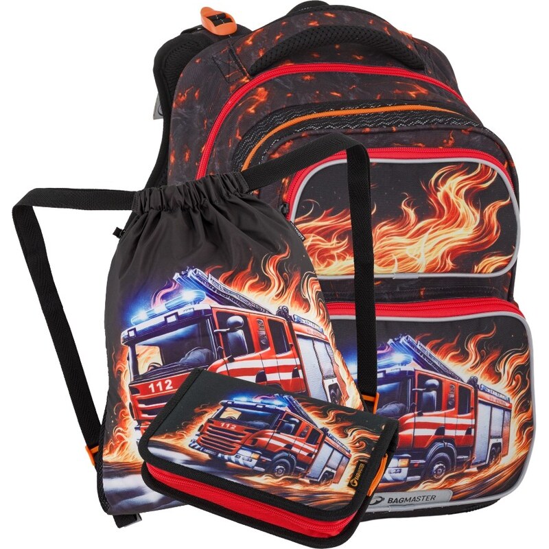Bagmaster DOPI 26 B malý školský set pre prvákov – hasiči 67556289