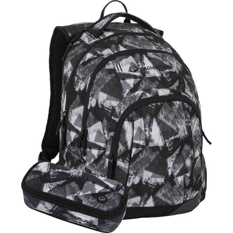 Bagmaster LINCOLN 26 A študentský set – čierno-biely 67556297