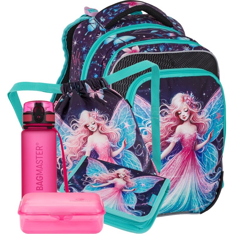 Bagmaster Veľký školní set pre prvákov – víla 67556301