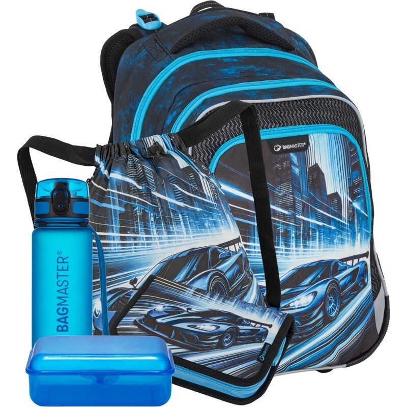 Bagmaster LUMI 26 C veľký školní set pre prvákov – auto 67556308