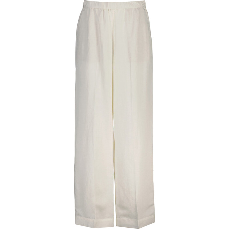 NOHAVICE GANT LINEN BLEND PULL ON PANTS EGGSHELL 67556341