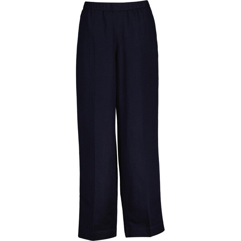NOHAVICE GANT LINEN BLEND PULL ON PANTS EVENING BLUE 67556342