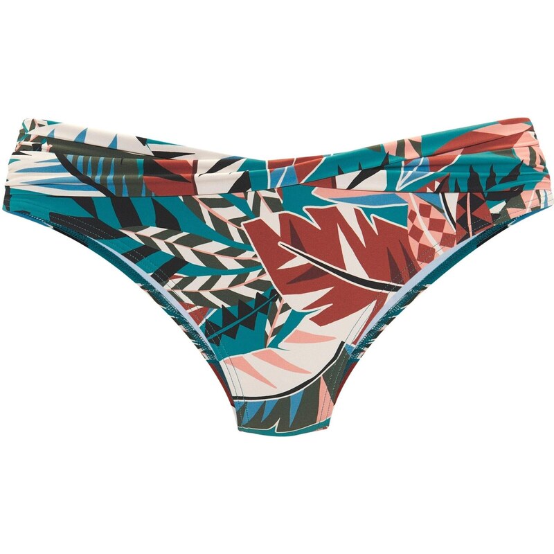 BUFFALO Bikinové nohavičky slonová kosť / modrozelená / hrdzavohnedá / 67562195