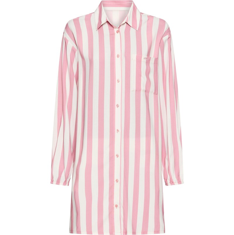 s.Oliver Nočná košieľka ružová / biela 67562199