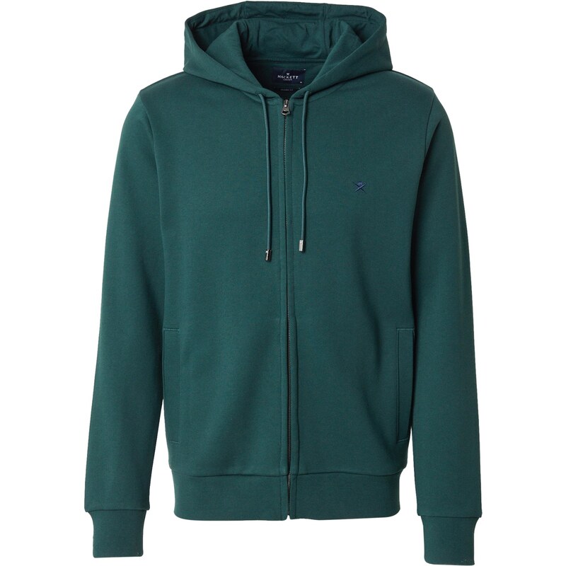Hackett London Tepláková bunda CLASSIC tmavozelená 67562242