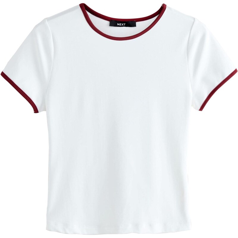 Next Tričko merlotová / biela 67562251