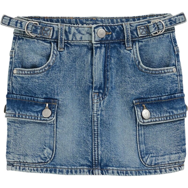 WE Fashion Sukňa modrá denim 67562301