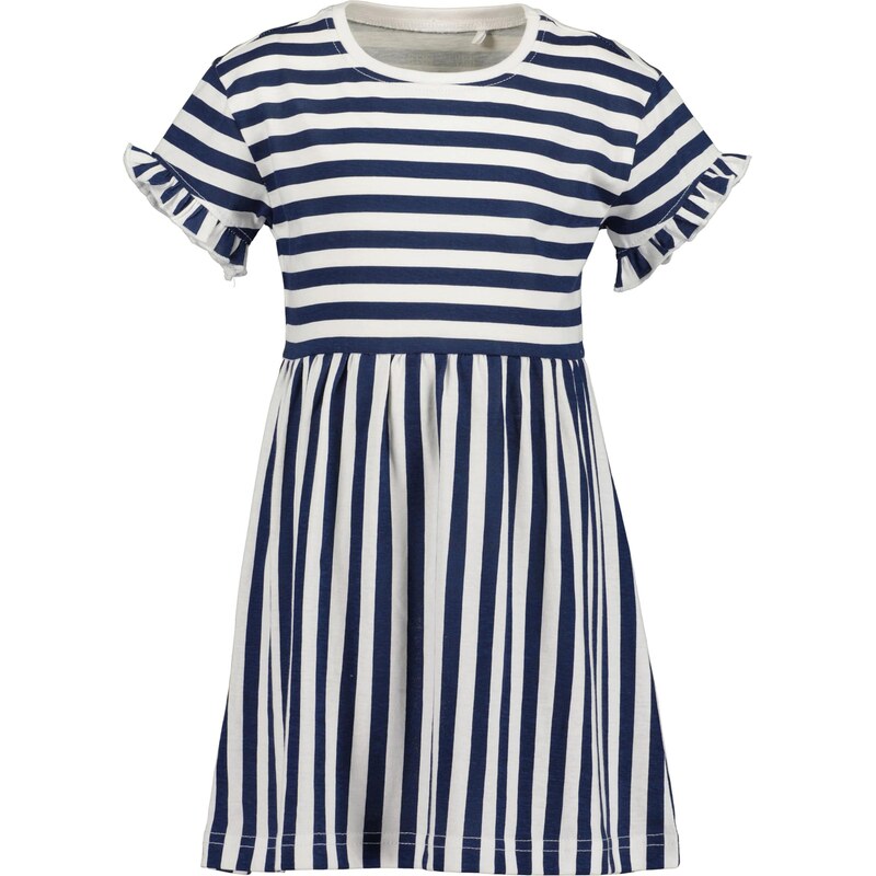 BLUE SEVEN Šaty tmavomodrá / biela 67562313