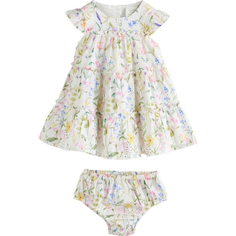 Next Šaty svetlozelená / levanduľová / ružová / biela 67562332