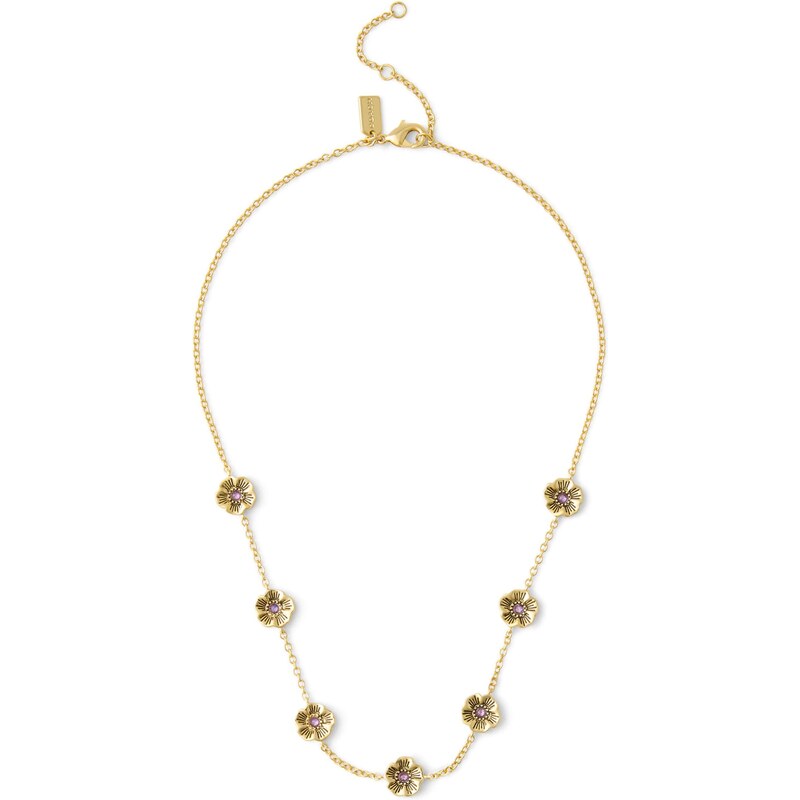 COACH Retiazka zlatá / orgovánová 67562346