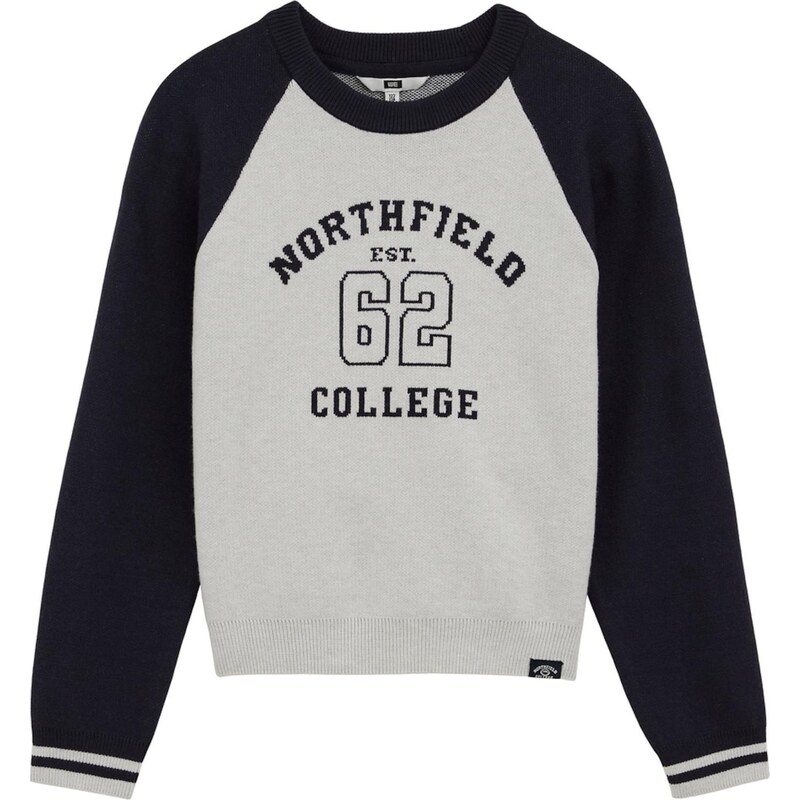 WE Fashion Sveter sivá / čierna 67562406