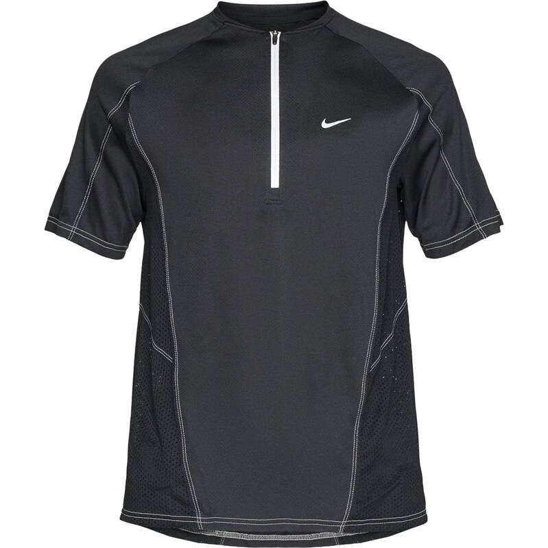 NIKE Funkčné tričko RETRO čierna / biela 67562412