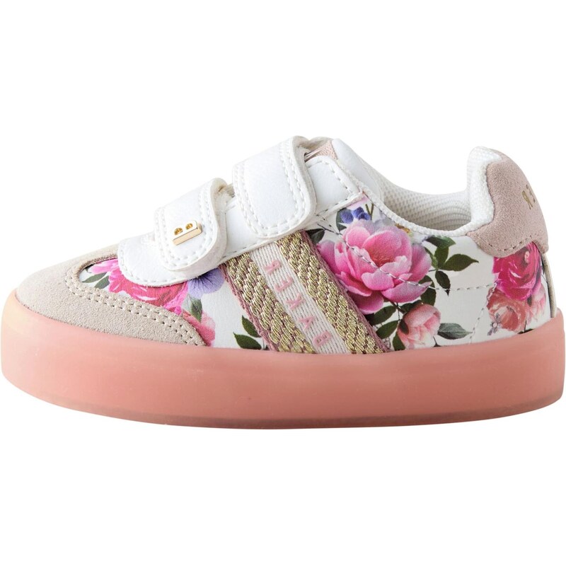 Baker by Ted Baker Tenisky svetlobéžová / tmavozelená / ružová / biela 67562411
