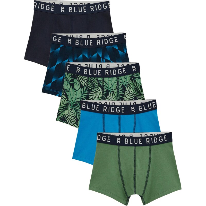 WE Fashion Nohavičky modrá / tmavomodrá / zelená 67562423