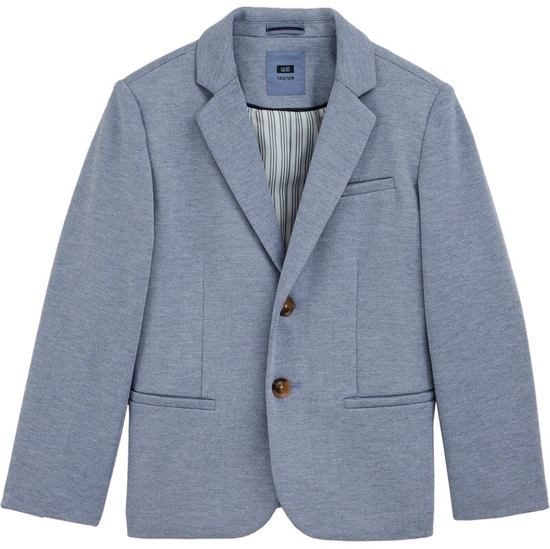 WE Fashion Sako modrosivá 67562428