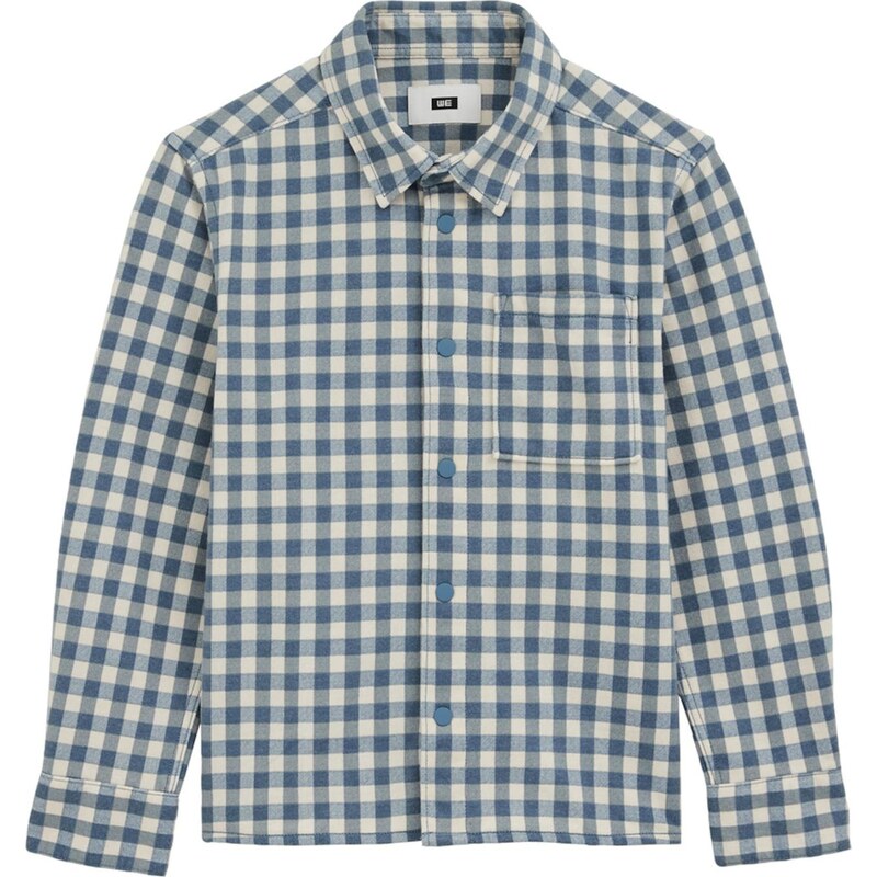 WE Fashion Košeľa modrá / biela 67562429