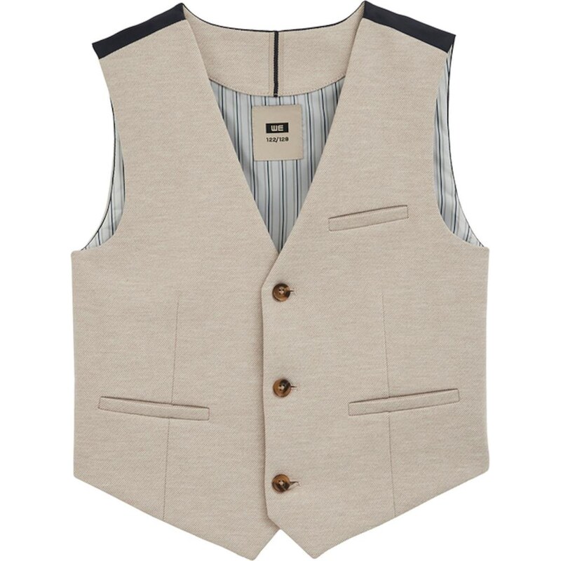 WE Fashion Vesta tmelová / námornícka modrá 67562433