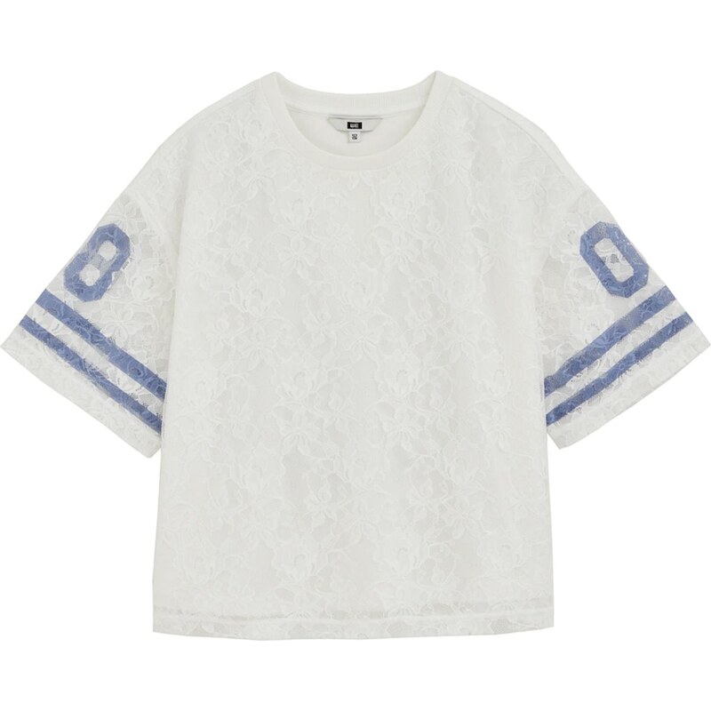 WE Fashion Tričko dymovo modrá / biela 67562441