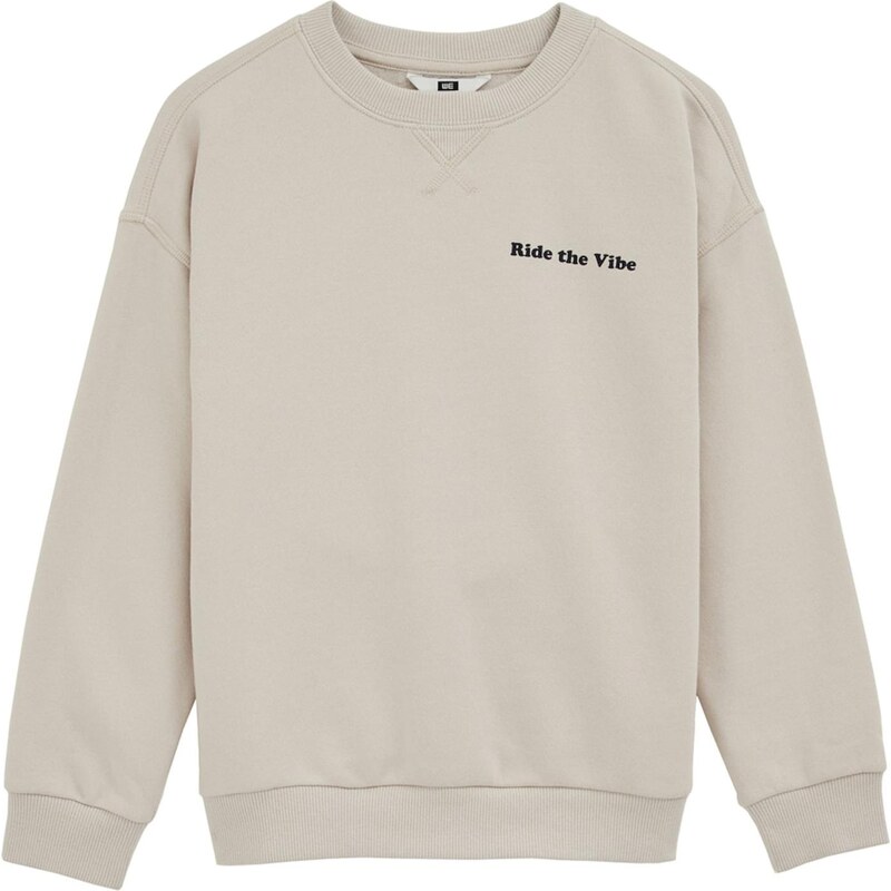 WE Fashion Mikina béžová / žltá / oranžová / čierna 67562462