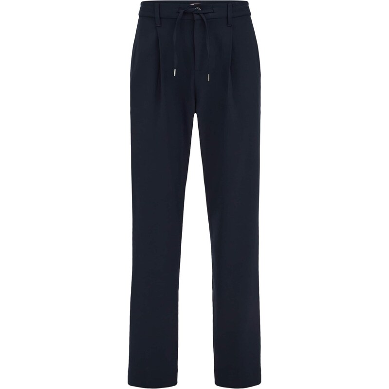 WE Fashion Plisované nohavice tmavomodrá 67562490