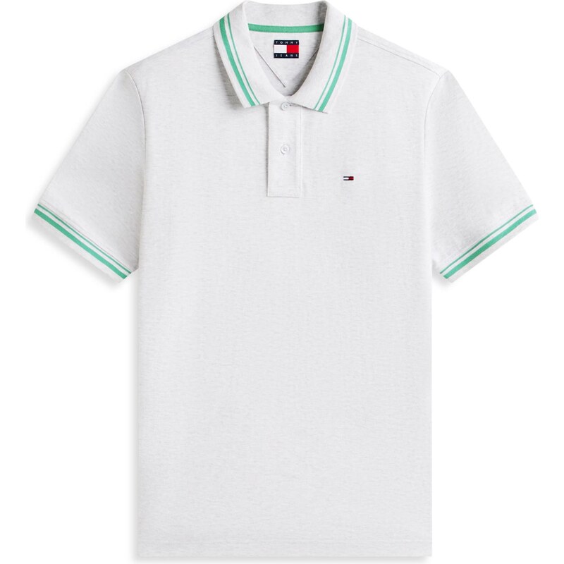 Tommy Jeans Tričko svetlosivá / zelená 67562534