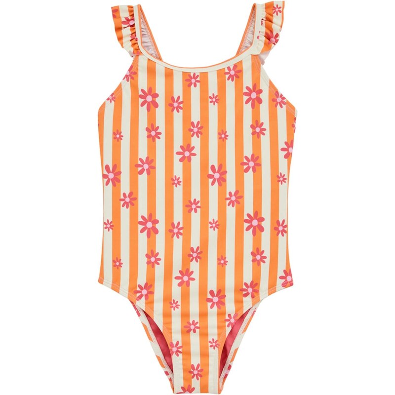 WE Fashion Jednodielne plavky béžová / oranžová / ružová 67562585