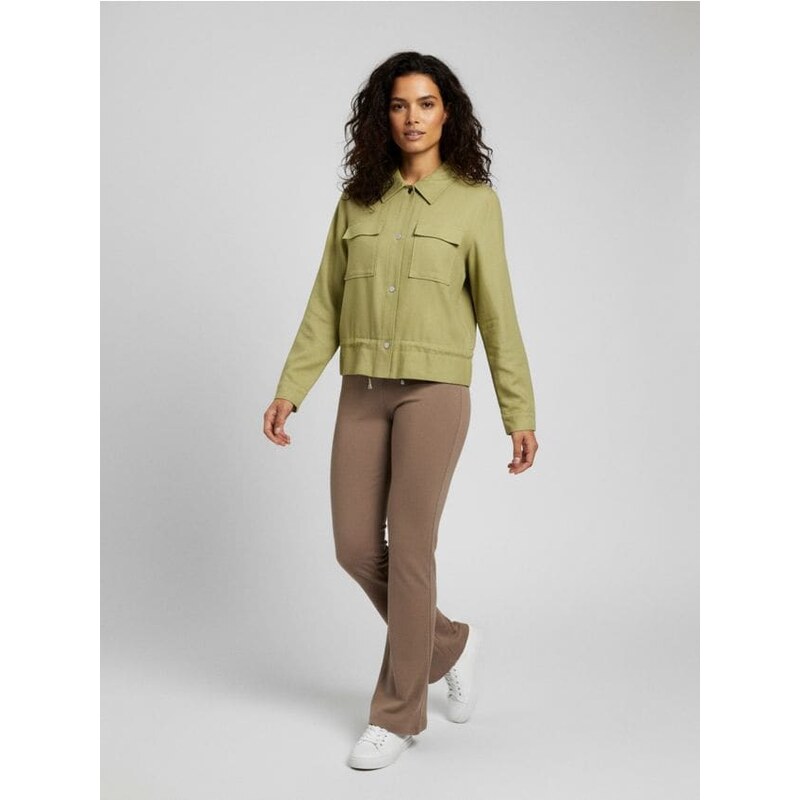 Sinsay - Bunda typu shacket - bledozelená 67559100