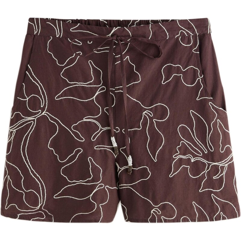 Next Nohavice čokoládová / biela 67562627