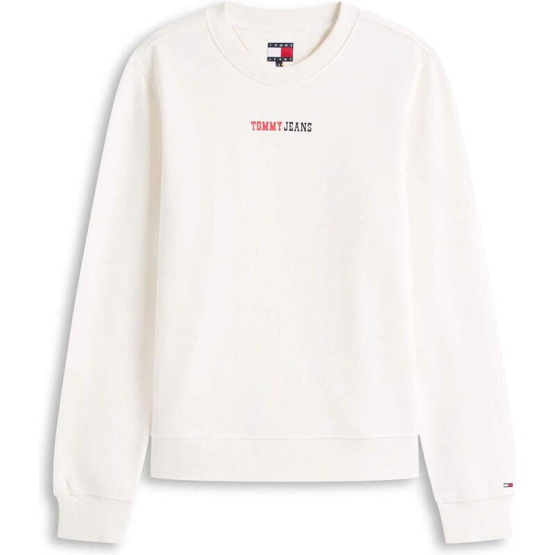 Tommy Jeans Mikina ESS červená / čierna / biela 67562638