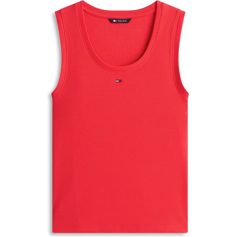 Tommy Jeans Top ESSENTIAL červená 67562634