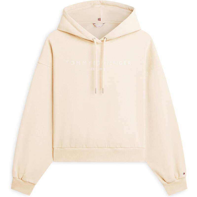 TOMMY HILFIGER Mikina žltohnedá / biela 67562640