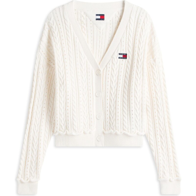 Tommy Jeans Kardigán biela 67562639