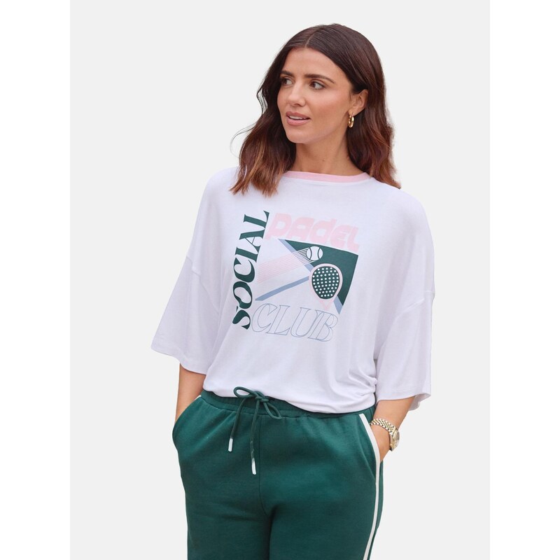 Friends Like These Tričko opálová / tmavozelená / ružová / biela 67562655